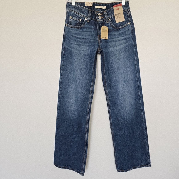 Levi's Denim - NWT Levi's Superlow Straight Jeans Size 25 Y2K Low Rise Denim